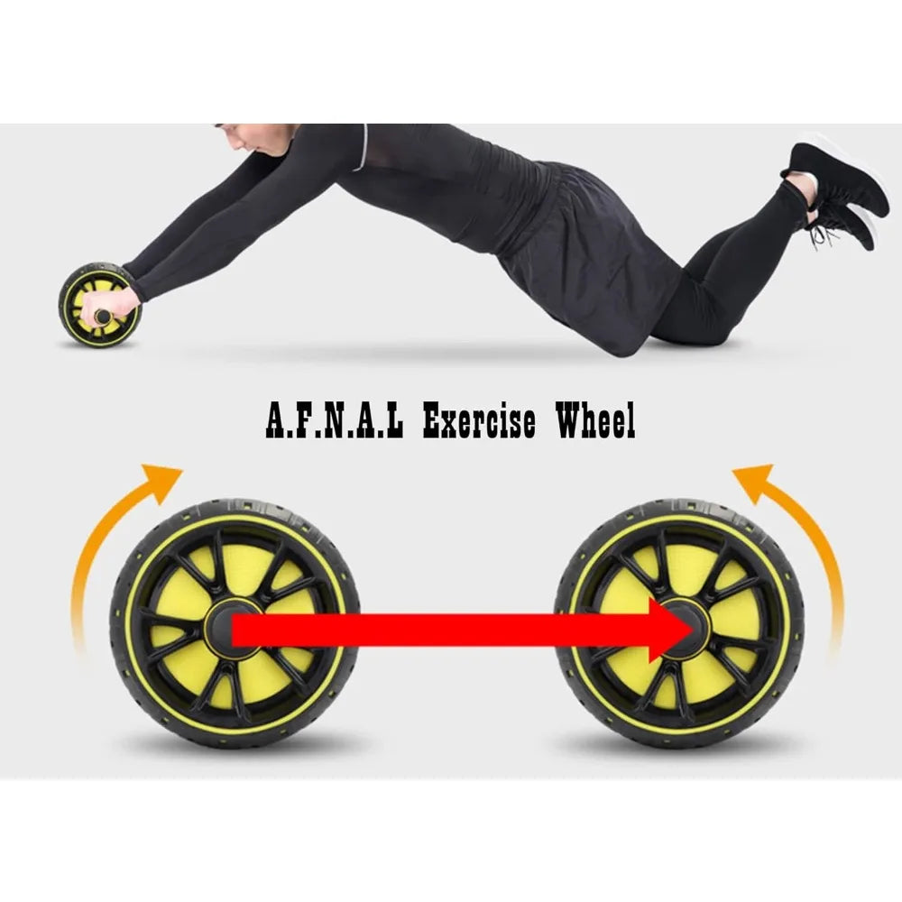 Big Ab Roller for Abs Workout Ab Roller Wheel Exercise Equipment For Core Workout Abdominal Wheel Roller For Home Gym Muscle