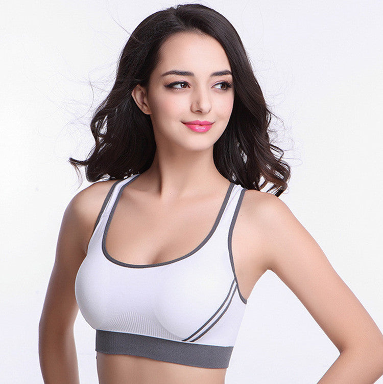 Athletic Padded Seamless Stretch Sports Bra