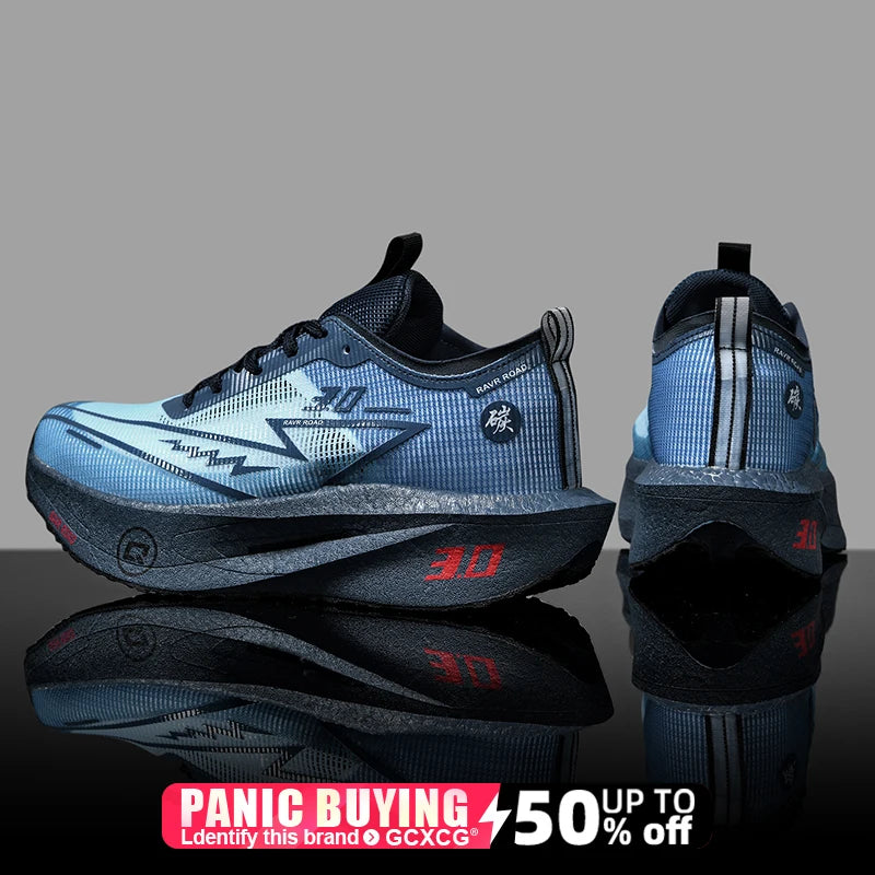 Running Shoes Speciality Carbon Board Marathon Men Sports Breathable Lightweight Women's Comfortable Athletic Nonskid Sneakers