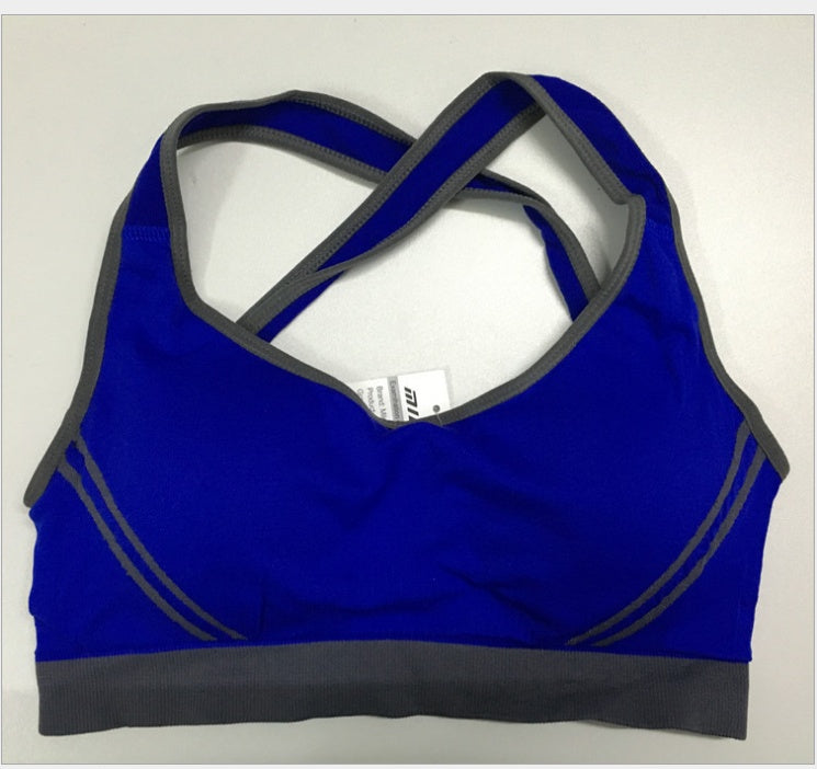 Athletic Padded Seamless Stretch Sports Bra