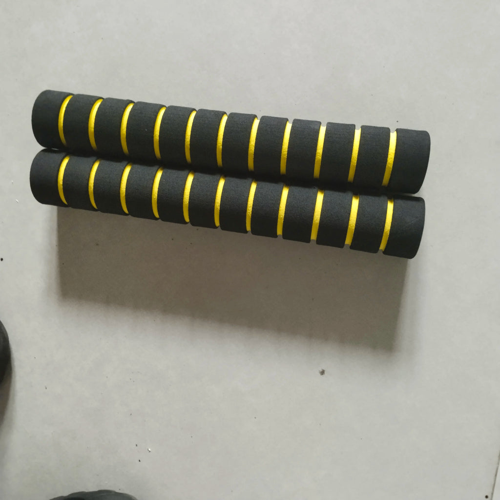 1 Pair 22cm Long Multiuse Cycling Workout Equipment Horizontal Bar Pull Up Grip Sponge Foam Handle Bar for Bike Gym Home Fitness