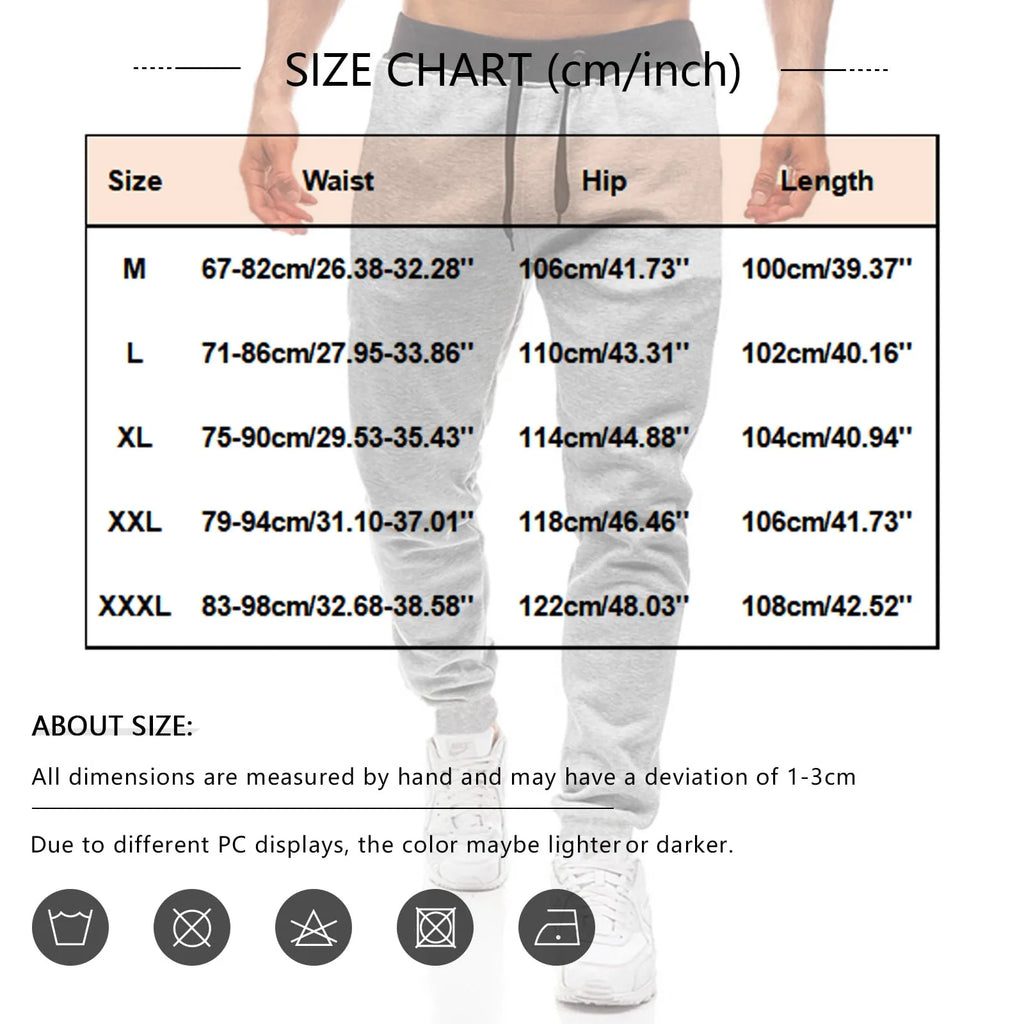 Mens Drawstring Jogger Pants Slim Fit Ribbed Cuff Casual Trousers Stylish Streetwear Bottoms Trendy Athleisure Pants