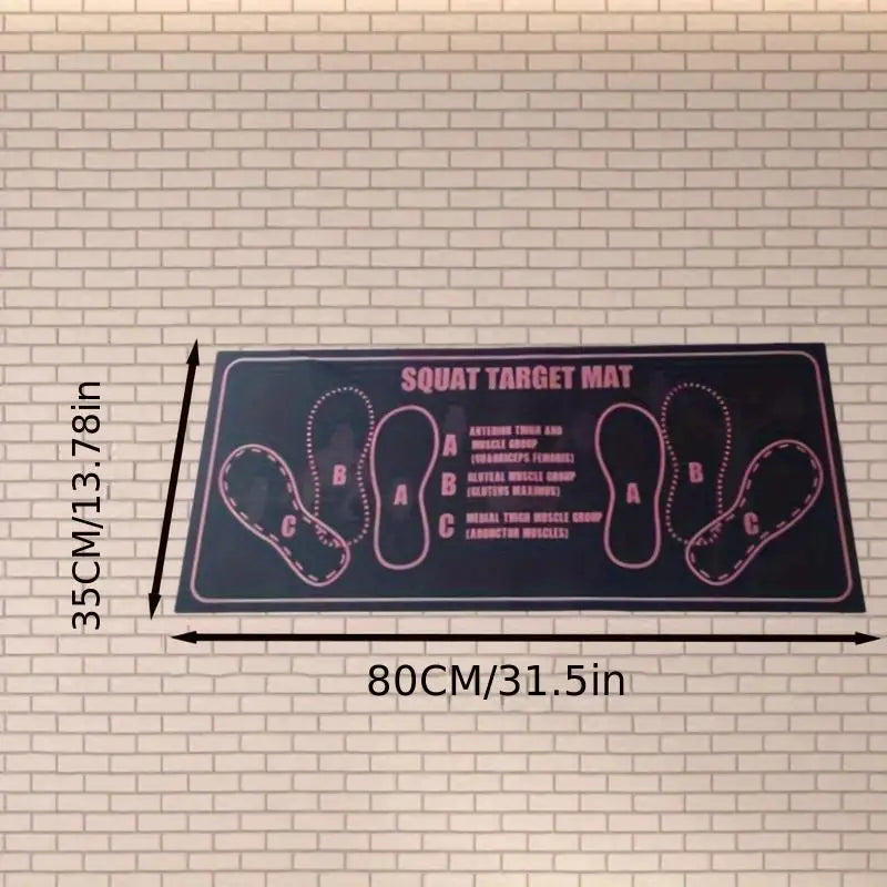 Anti-Slip Squat Pad Set, Durable Training Mats for Home & Gym Use, Non-Skid Exercise Equipment, Ideal for Fitness Enthusiasts