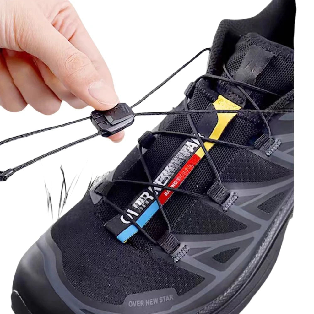 New No tie Shoe laces Round Tennis Laces Without ties Adult Kids Quality Running Sneakers Shoelaces Black White Shoes Accesories