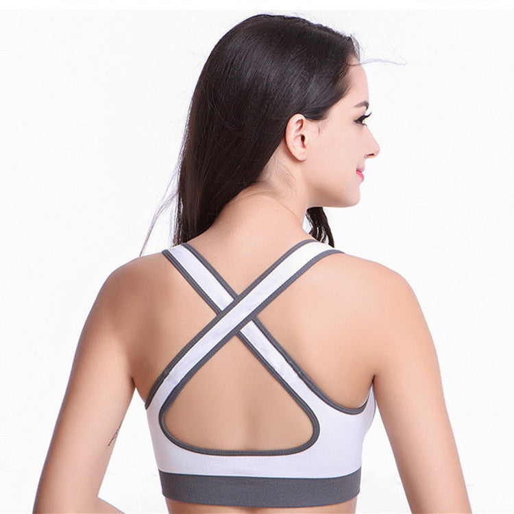 Athletic Padded Seamless Stretch Sports Bra