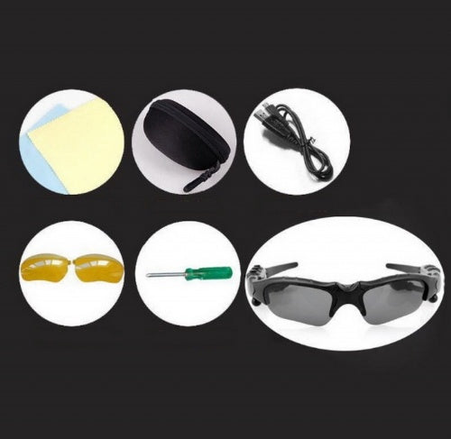 Bluetooth 5.0 Smart Sunglasses with Wireless Headphones and Microphone