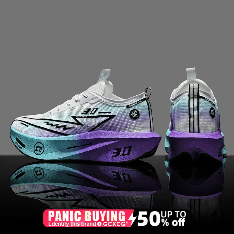 Running Shoes Speciality Carbon Board Marathon Men Sports Breathable Lightweight Women's Comfortable Athletic Nonskid Sneakers