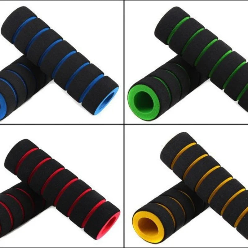 1 Pair 22cm Long Multiuse Cycling Workout Equipment Horizontal Bar Pull Up Grip Sponge Foam Handle Bar for Bike Gym Home Fitness