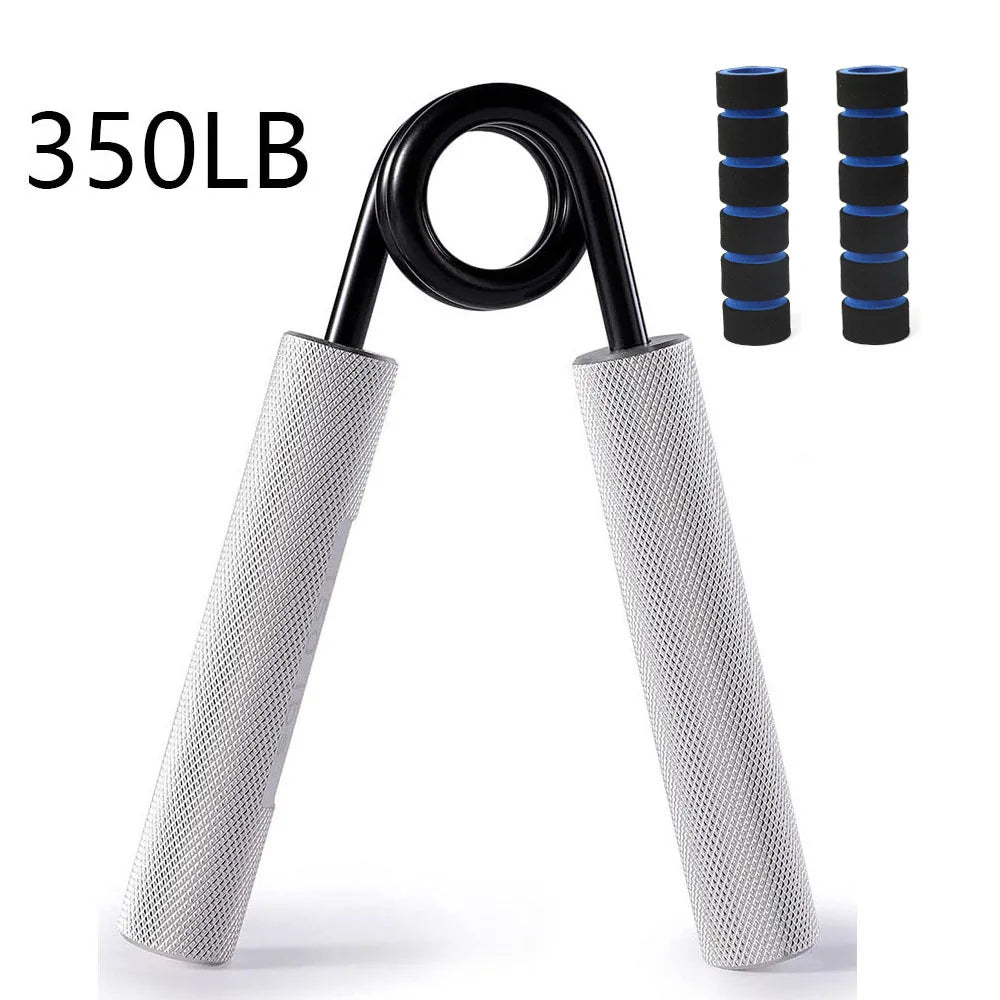 Aluminum Alloy Hand Gripper with Sponge Sleeve Spring Steel Fitness Equipment for Men Home Gym Arm Finger Strength Training