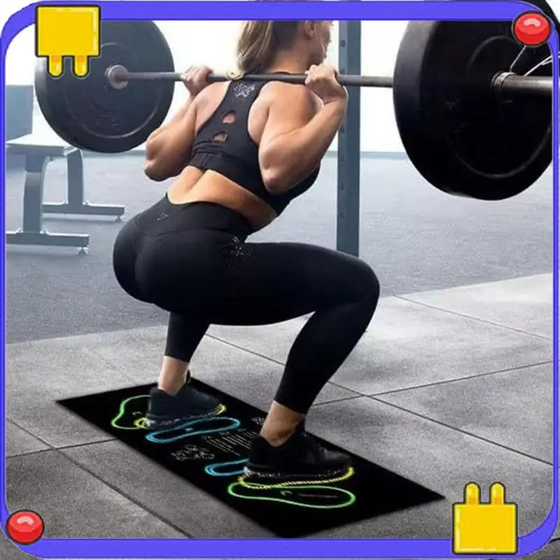 Non-Slip Squat Pad Set, Durable Training Mat for Home & Gym Use, Ideal for Fitness Enthusiasts, Anti-Slip Exercise Equipment