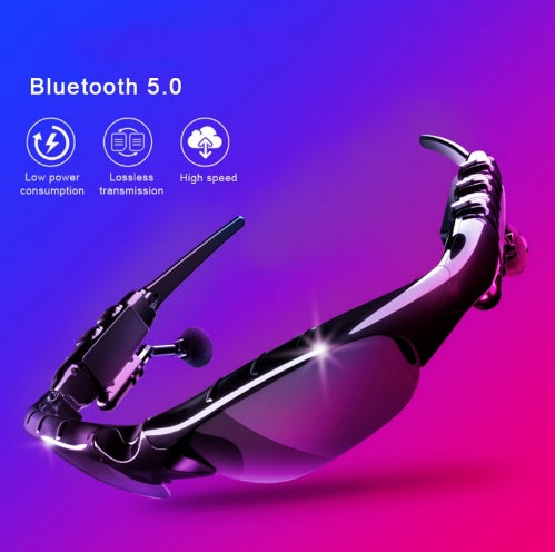Bluetooth 5.0 Smart Sunglasses with Wireless Headphones and Microphone