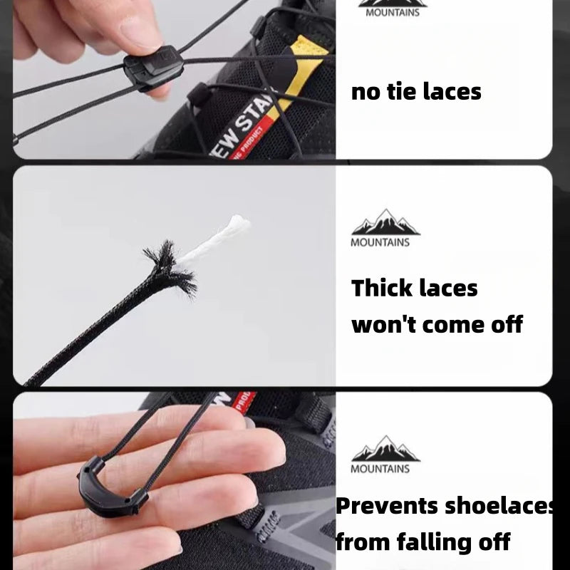 New No tie Shoe laces Round Tennis Laces Without ties Adult Kids Quality Running Sneakers Shoelaces Black White Shoes Accesories