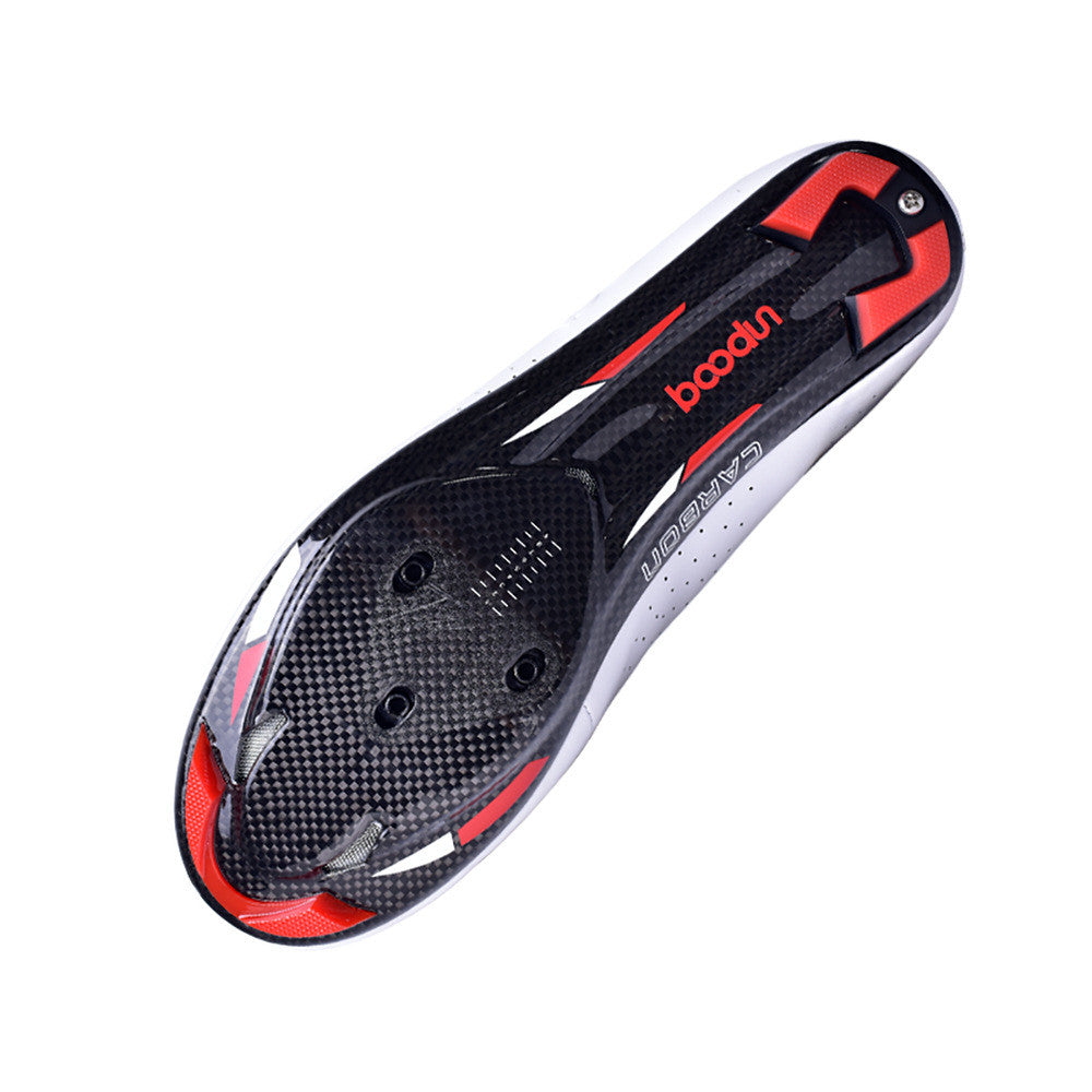 Boodun Shock-Absorbing Leather Carbon Fiber Cycling Shoes