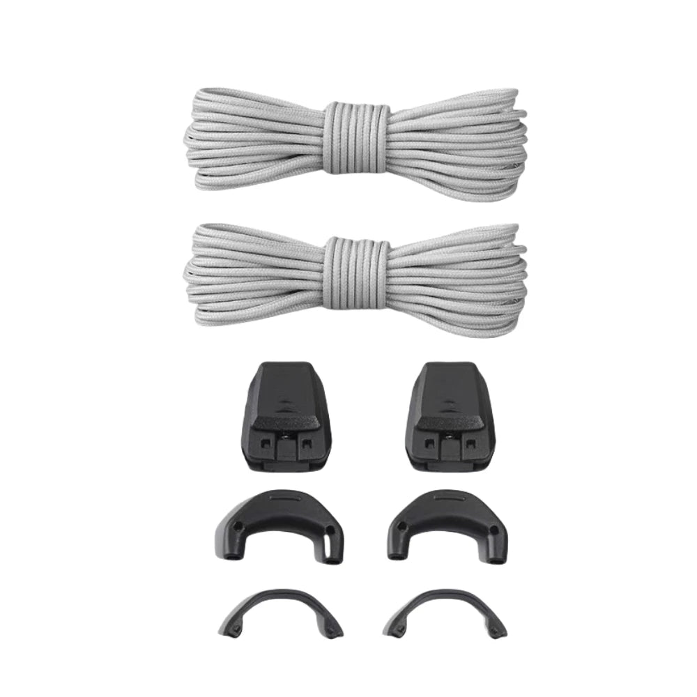 New No tie Shoe laces Round Tennis Laces Without ties Adult Kids Quality Running Sneakers Shoelaces Black White Shoes Accesories