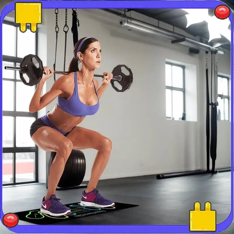 Non-Slip Squat Pad Set, Durable Training Mat for Home & Gym Use, Ideal for Fitness Enthusiasts, Anti-Slip Exercise Equipment