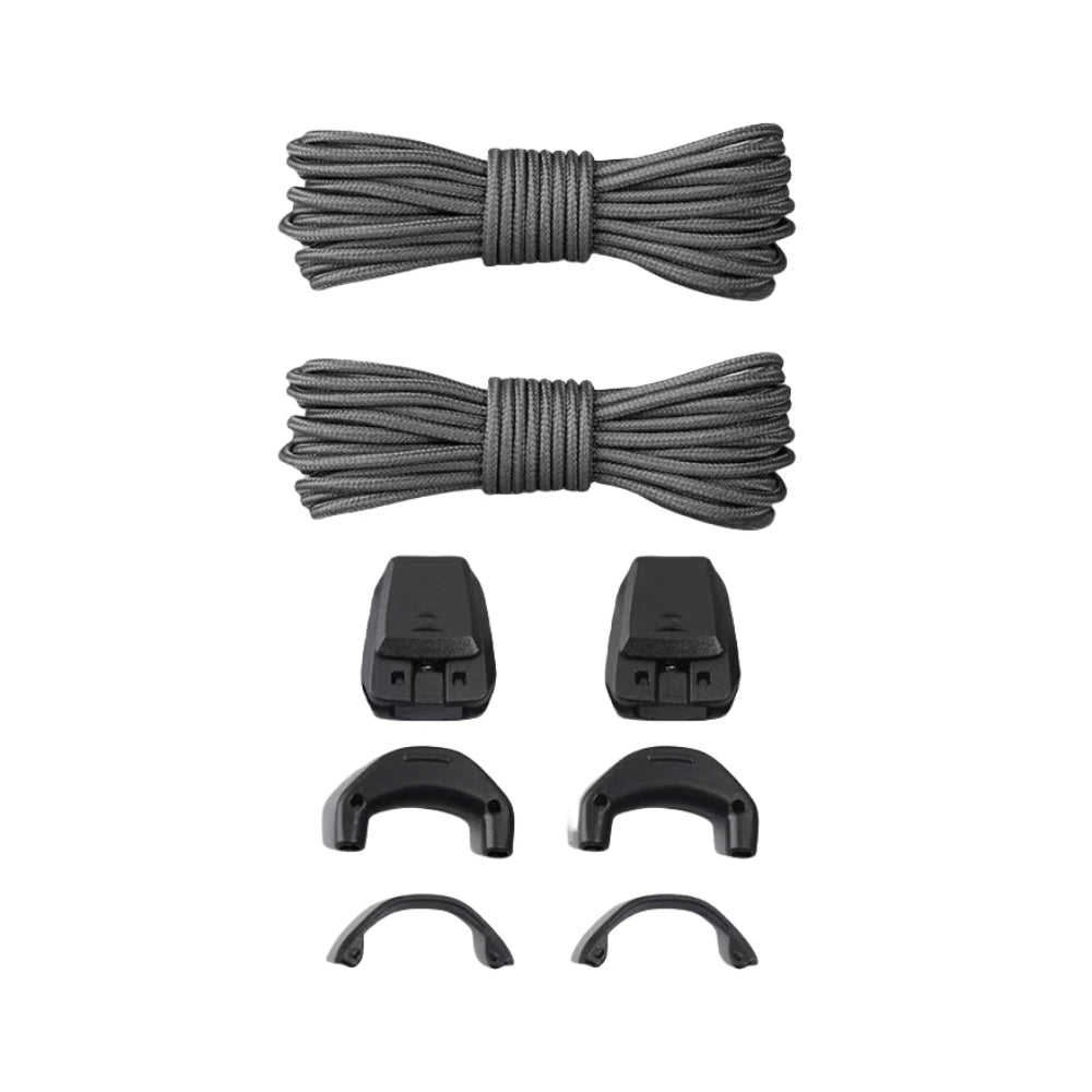 New No tie Shoe laces Round Tennis Laces Without ties Adult Kids Quality Running Sneakers Shoelaces Black White Shoes Accesories