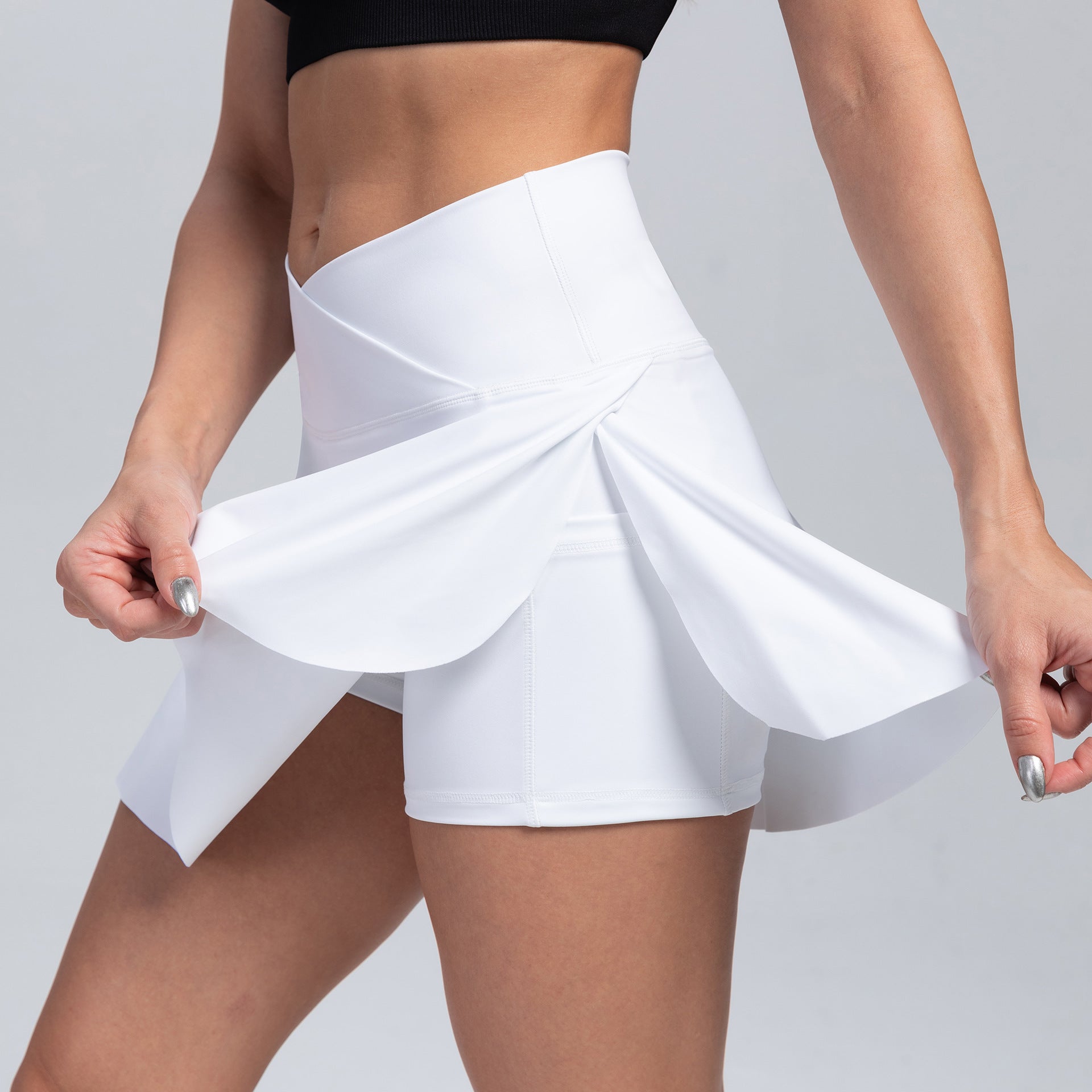 Quick Dry Sporty Yoga Short-Skirt