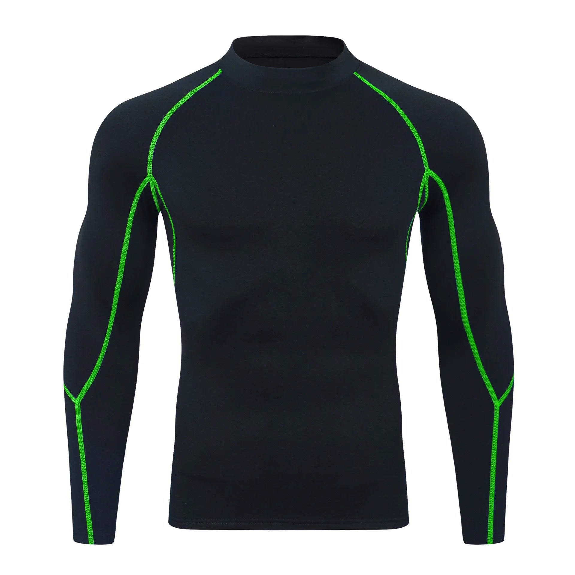 GANYANR Compression Running T-shirt Man Fitness Sportswear Gym Clothing Bodybuilding Long Sleeve Sport Training Exercise Tee