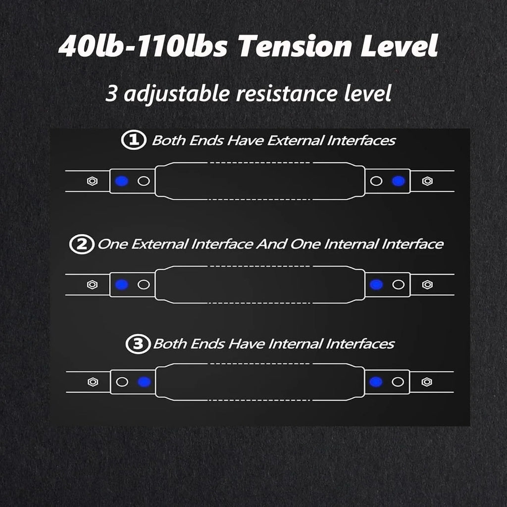 Twister Arm Trainer - Adjustable Resistance Chest & Arm Exerciser, Portable Home Gym Equipment for Men