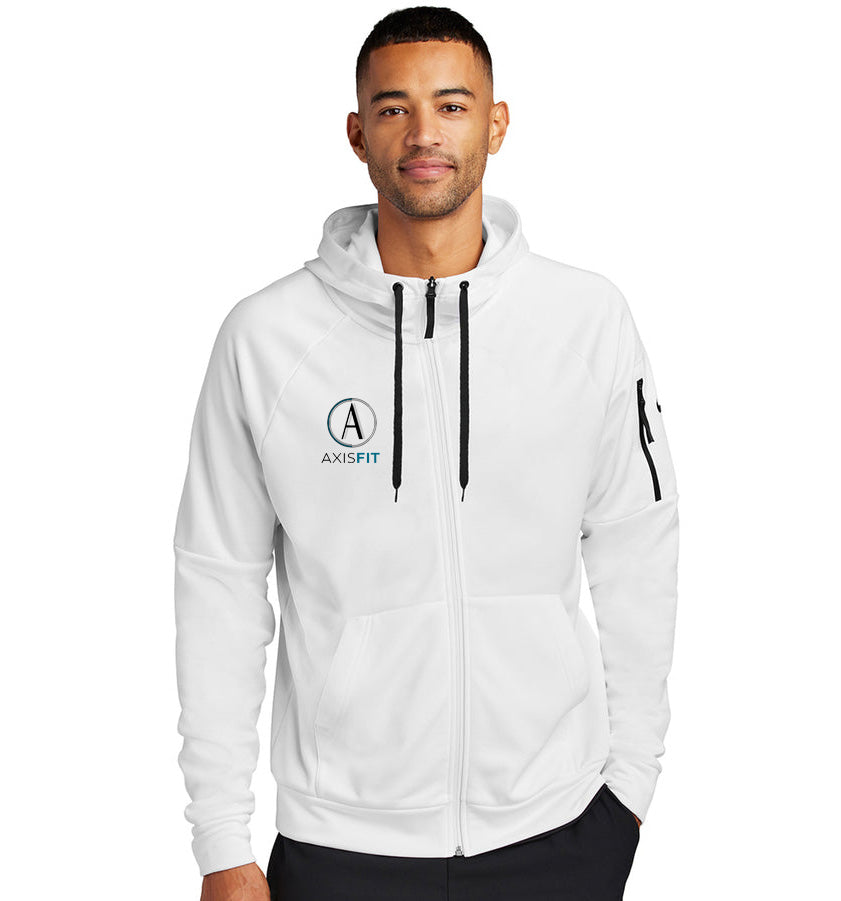 AxisFit White Nike Therma-FIT Unisex Hoodie
