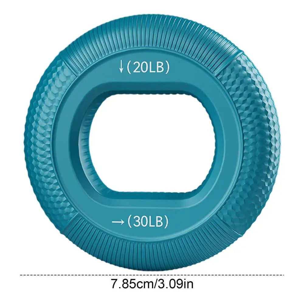 Adjustable Hand Grip 20-80LB Silicone Finger Gripper Rings Strengthener Muscle Exerciser Home Gym Strength Training Equipment