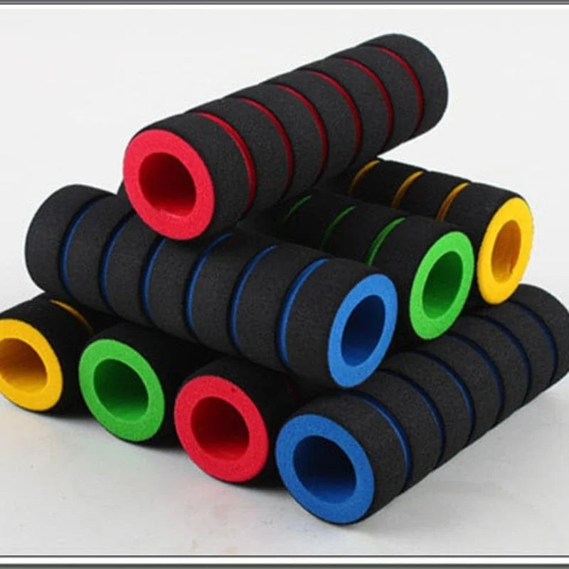 1 Pair 22cm Long Multiuse Cycling Workout Equipment Horizontal Bar Pull Up Grip Sponge Foam Handle Bar for Bike Gym Home Fitness