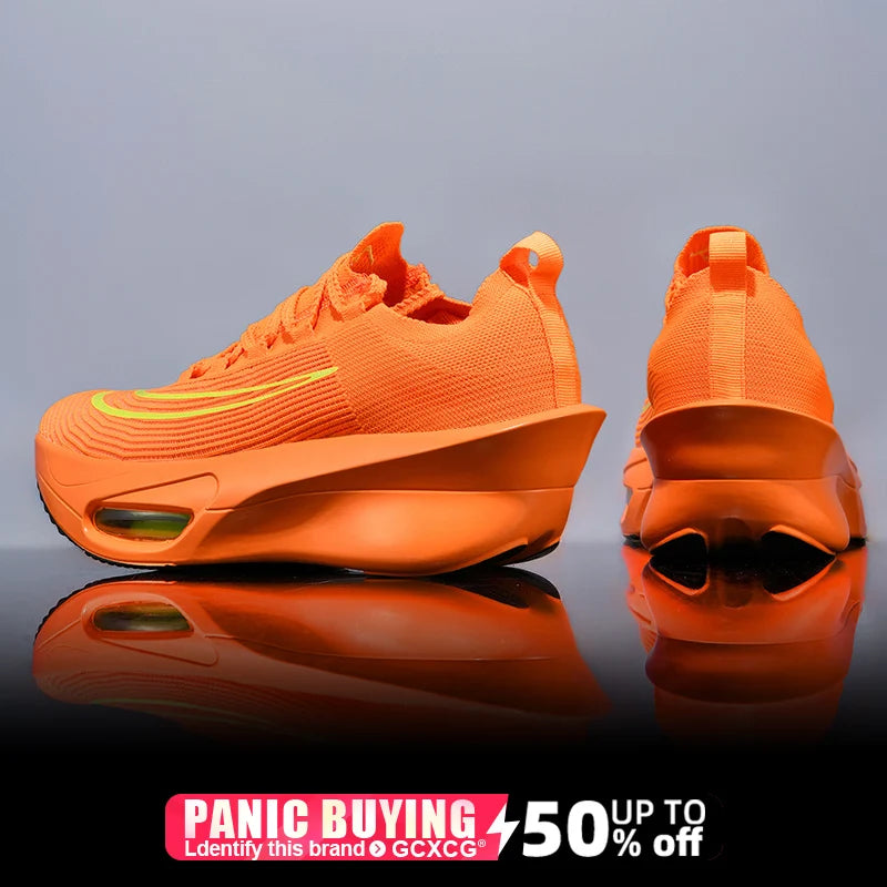 Air cushion Running Shoes Marathon Speciality Men Sports Breathable Lightweight Women's Comfortable Athletic Nonskid Sneakers