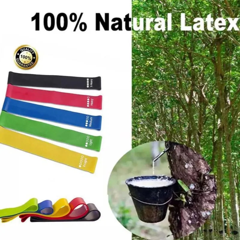 Various Color Yoga Sport Resistance Bands gym equipment TPE Home Fitness Elastic Bands Pilates strength training   workout