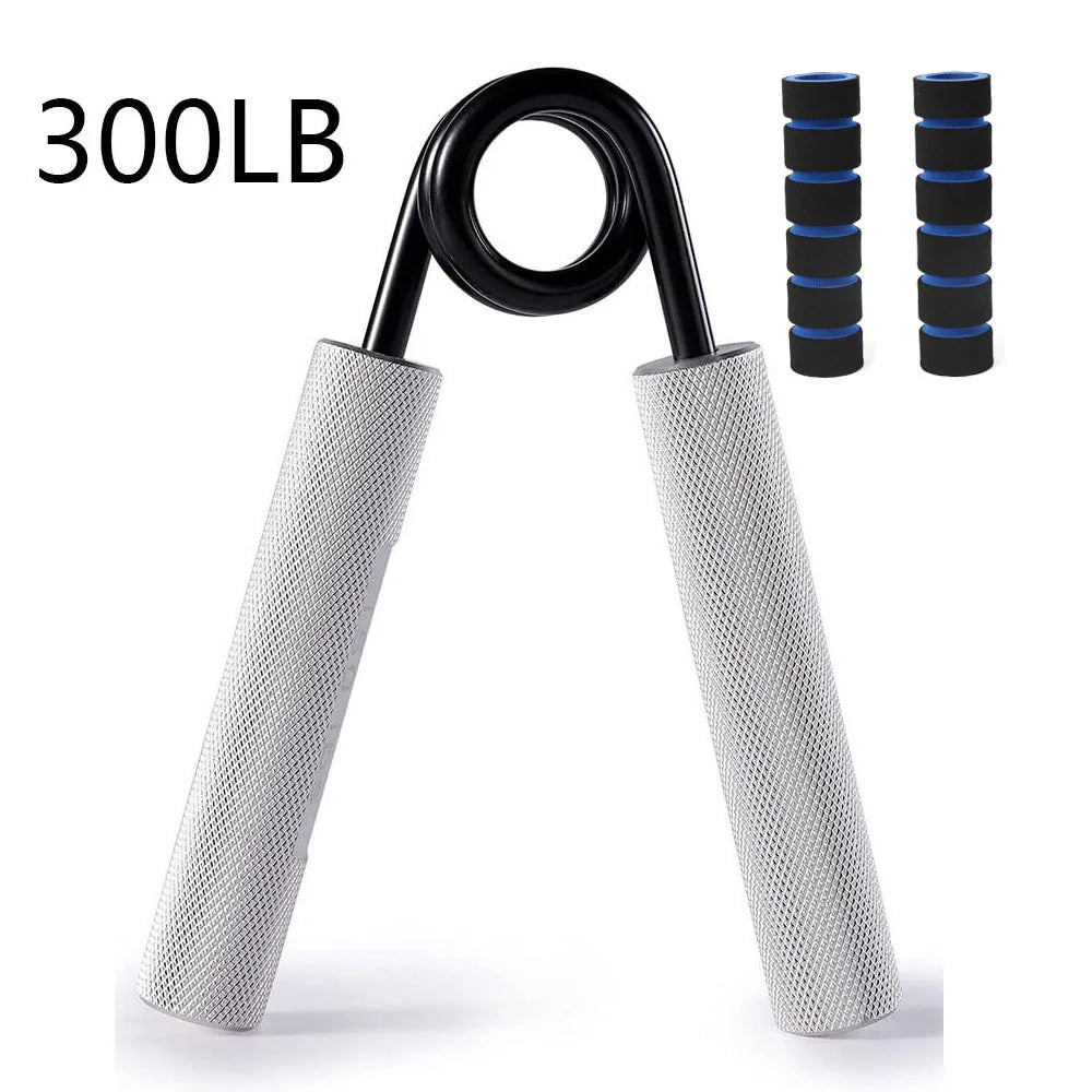 Aluminum Alloy Hand Gripper with Sponge Sleeve Spring Steel Fitness Equipment for Men Home Gym Arm Finger Strength Training