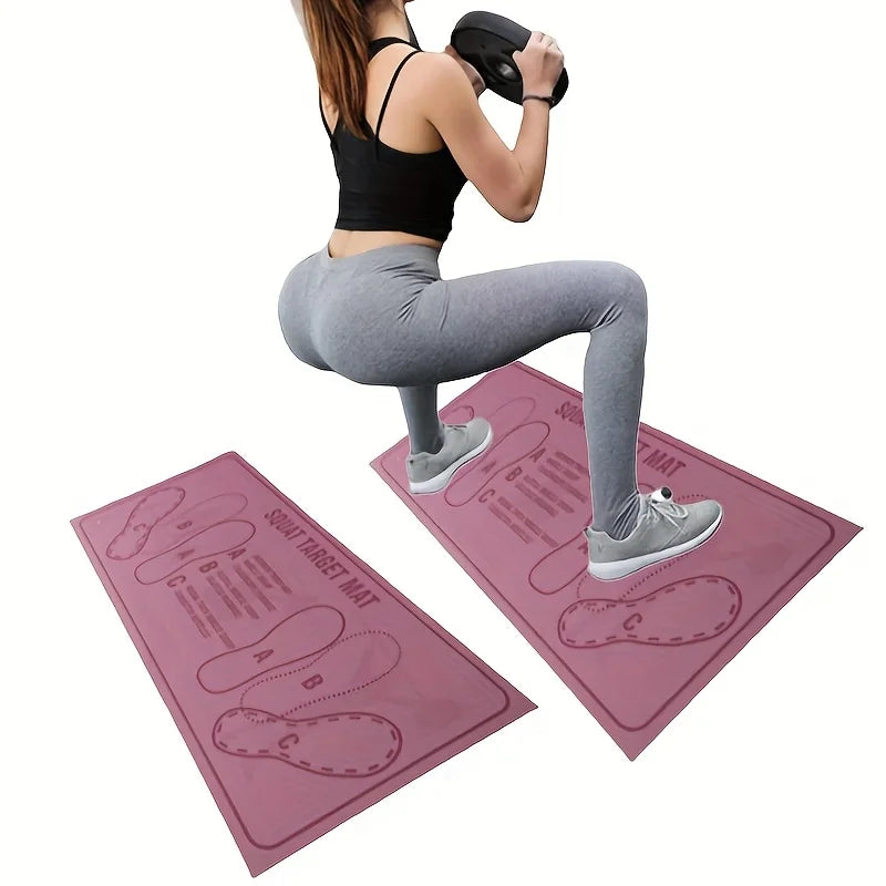 Anti-Slip Squat Pad Set, Durable Training Mats for Home & Gym Use, Non-Skid Exercise Equipment, Ideal for Fitness Enthusiasts